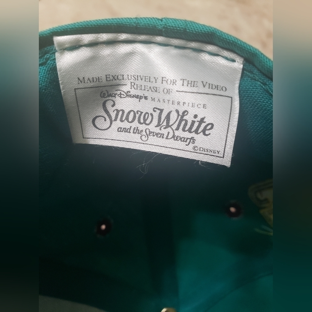 Vintage 90s Grumpy Snow White Disney Snapback Movie Promo Hat - Picture 6 of 6